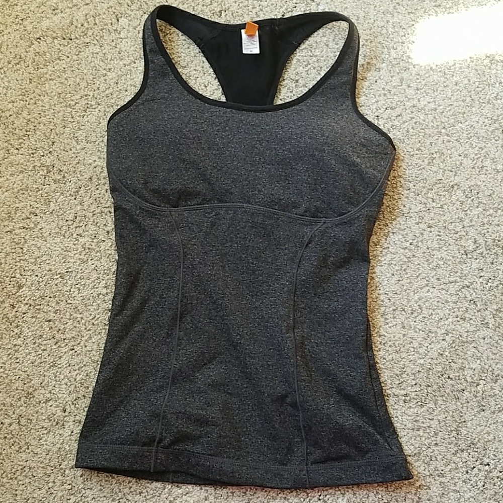 Lucy built in bra tank top